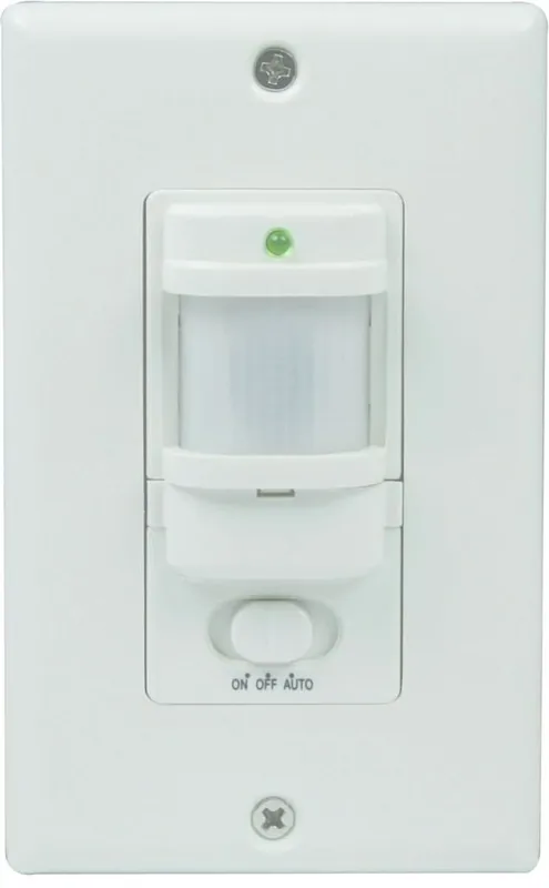 CATSense Sentry 230 PIR motion sensor wall switch — 230 V, 800 W, fits a 4x2 box